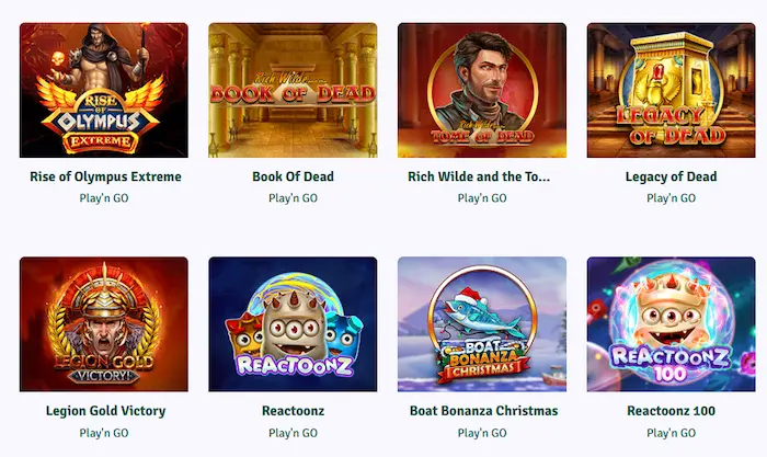 Staxino Casino Jeux
